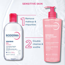 Load image into Gallery viewer, Bioderma Sensibio H2O Micellar Water, Duo Pack Makeup Remover Cleanser, Gentle for Skin, Fragrance-Free &amp; Alcohol-Free, Gentle Face Cleanser for Sensitive Skin
