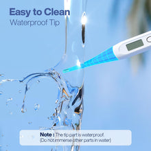 Load image into Gallery viewer, Boncare 10 Seconds Oral Thermometer for Adults and Kids - Accurate &amp; Safe Rectal Thermometer for Baby with Fever Alarm, Digital Thermometer (Light Blue)
