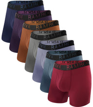 Load image into Gallery viewer, BAMBOO COOL Men's Ultra ComfortSoft Underwear, Moisture Wicking &amp; Breathable No Ride Up Boxer Briefs with Fly, Multipack
