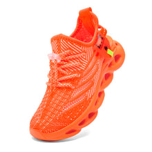 Load image into Gallery viewer, GLYGML Boys Shoes Kids Girls Running Tennis Shoes Non Slip Walking Sneakers Athletic Lightweight Fashion Breathable Comfortable Outdoor Activities for Toddler/Little Kid/Big Kid Orange Size US 12
