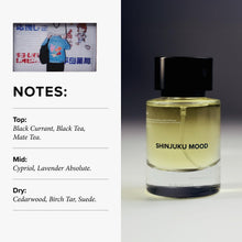 Load image into Gallery viewer, Blind Barber Shinjuku Mood Eau De Parfum - Smoky Cologne for Men - Notes of Tea, Suede, Birch Tar &amp; Lavender - Long Lasting Perfumes for Men (1.69 Fl oz)
