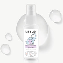 Load image into Gallery viewer, Think Smarter Products Littley Toy &amp; Surface Cleaner with Hypochlorous Acid, Fragrance-Free, Made Without Ammonia, Bleach, Phosphates, Phthalates, or Dyes, 2oz Travel-Size Spray Bottle
