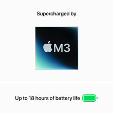 Load image into Gallery viewer, Apple 2024 MacBook Air 13-inch Laptop with M3 chip: Built for Apple Intelligence, 13.6-inch Liquid Retina Display, 8GB Unified Memory, 256GB SSD Storage, Backlit Keyboard, Touch ID; Space Gray
