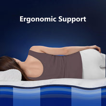 Load image into Gallery viewer, BedStory Firm Queen Mattress 14 Inch - Luxe Hybrid Mattress with Gel Memory Foam, Extra Spinal Support, Ergonomic Zone with Edge Support- Made in USA, CertiPUR-US Certified 365 Night Trial
