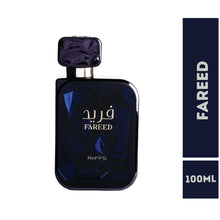 Load image into Gallery viewer, RiiFFS PARFUMS Fareed Eau de Parfum for Men Long Lasting Fresh Spicy Perfume with Cucumber, Cardamom &amp; Amber Luxury Arabic Fragrance 100ml

