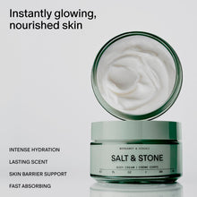 Load image into Gallery viewer, Salt &amp; Stone Body Cream – Bergamot &amp; Hinoki | Hydrating Formula with Seaweed Extracts, Spirulina &amp; Squalane | Deep Hydration, Skin Barrier Repair &amp; Healthy Glow | for all Skin Types (6.7 fl oz)
