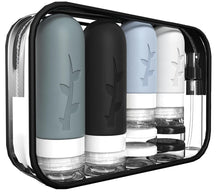 Load image into Gallery viewer, 18pack Travel Bottles for Toiletries,TSA Approved Silicone Travel Containers for Toiletries,Leak Proof Refillable Liqus Shampoo And Conditioner travel Essentials toiletry Bottles
