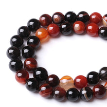 Load image into Gallery viewer, 60PCS 6MM Red Persian Agate Stone Beads Energy Healing Beads for DIY Jewelry Bracelet Necklace Making for Jewelry Making15Inch
