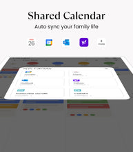 Load image into Gallery viewer, Cozyla Calendar Plus 2: 24" Smart Digital Calendar Wall Touch Screen &amp; No Subscription Family Dashboard, Electronic Display for Family System- Chore Chart, Meal Planner, Support App Store Wall Mount
