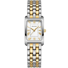 Load image into Gallery viewer, HOLSTOUR Watches for Women Vintage Bracelet White Roman Dial Rectangular Case Gold Silver Watch Waterproof with Tools
