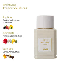 Load image into Gallery viewer, Ajmal Oud Marquis Rêve Mimosa Eau de Parfum for Women – 3.4 fl oz / 100 ml | Luxury Premium Floral Musk Perfume | Long Lasting French Fragrance | Made in France &amp; Crafted in Dubai | Exclusive for USA
