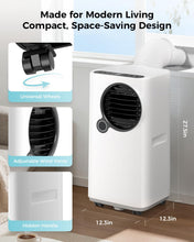 Load image into Gallery viewer, Portable Air Conditioners 16000 BTU 6-in-1 Smart AC Unit with WiFi App for Large Rooms up to 750 Sq. Ft., Quiet 45dB Sleep Mode 24H, Child Lock, Dehumidifier Fan, Perfect for Bedroom Home Office
