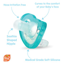 Load image into Gallery viewer, RaZbaby RaZbuddy JollyPop Pacifier Holder w/Removable Baby Pacifier - 0m+ - BPA Free - (Sloth)
