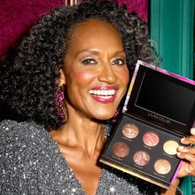 Load image into Gallery viewer, LAURA GELLER NEW YORK Cheek to Chic Tropical Glow Baked Face Palette | Includes 2 Blushes, 2 Bronzers and 2 Radiant Highlighters
