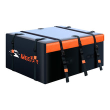 Load image into Gallery viewer, MeeFar Rooftop Cargo Carrier Car Roof Bag 21 Cubic Feet 100% Waterproof Car Top Carrier, Fits All Vehicle with/Without Rack,Include Anti-Slip Mat,10 Reinforced Straps,6 Door Hooks,Luggage Lock
