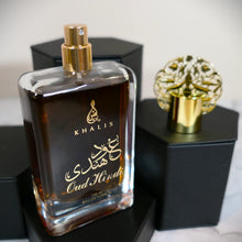 Load image into Gallery viewer, Maison d'Orient OUD HINDI for women and men, a soft spoken Arabian oudh, with sweet, spicy, nutty, herbaceous, and woody accords 3.4 Oz
