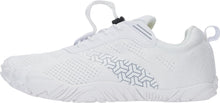Load image into Gallery viewer, Joomra Zero Drop Shoes for Women Female Size 6.5-7 Barefoot Wide Toe Box Minimalist Sneakers Workout Training Gym Parkour Tennis Footwear White 37
