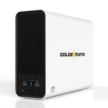 Load image into Gallery viewer, GOLDENMATE 1000VA/600W Lithium UPS Battery Backup and Surge Protector, Backup Battery Power Supply with LiFePO4 Batteries(153.6 Wh), Sinewave UPS System, 10 Years Lifespan, 8-Outlets, LCD Display
