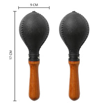 Load image into Gallery viewer, Percussion Maracas Pair of Shakers Rattles Sand Hammer Percussion Instrument with ABS Plastic Shells and Wooden Handles for Live Performances and Recording Sessions
