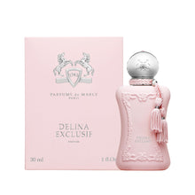 Load image into Gallery viewer, Parfums de Marly - Delina Exclusif - 1 Fl Oz - Parfum for Women - Top Notes Pear, Lychee, Grapefruit - Heart Notes Rosa Damascena, Incense, Vetiver - Base Notes Vanilla, Musk, Evernyl - 30ml
