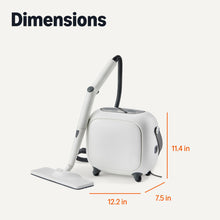 Load image into Gallery viewer, Amazon Basics Multipurpose Steam Cleaner for Home with 22 Accessories, Chemical-Free Cleaning, Powerful Steam, 51oz Tank, 1500W, White
