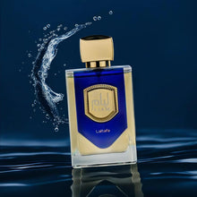 Load image into Gallery viewer, Lattafa Perfumes Liam Blue Shine EDP Spray 100ML (3.4 OZ), Refreshing and Aromatic Fragrances for Men &amp; Women.

