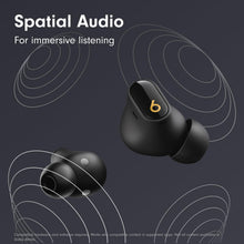 Load image into Gallery viewer, Beats Studio Buds + | True Wireless Noise Cancelling Earbuds, Enhanced Apple &amp; Android Compatibility, Built-in Microphone, Sweat Resistant Bluetooth Headphones, Spatial Audio - Black/Gold
