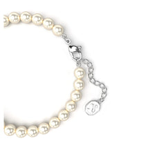 Load image into Gallery viewer, SWAROVSKI Remix Strand Bracelet, Crystal Pearls and Pavé-Set Sphere in a Rhodium Finished Setting, Part of the Remix Collection
