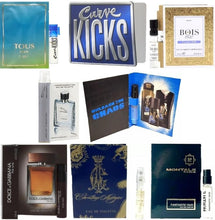 Load image into Gallery viewer, Men's Designer Fragrance Sampler (8 count)
