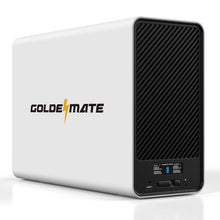 Load image into Gallery viewer, GOLDENMATE 1500VA/1000W Lithium UPS Battery Backup and Surge Protector, Backup Battery Power Supply with LiFePO4 Batteries(296Wh), AVR, Line Interactive Sinewave UPS System, 8 Outlets, LCD Display
