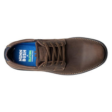 Load image into Gallery viewer, Nunn Bush Men's Otto Plain Toe Oxford Leather Lace Up with Lightweight Sole, Brown Crazy Horse, 9.5
