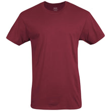 Load image into Gallery viewer, Gildan Men's Crew T-Shirts, Multipack, Style G1100, Navy/Charcoal/Cardinal Red (5-Pack), X-Large
