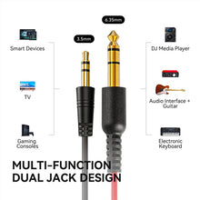 Load image into Gallery viewer, OneOdio Wired Over Ear Headphones Hi-Res Studio Monitor &amp; Mixing DJ Stereo Headsets with 50mm Drivers and 1/4 to 3.5mm Jack for AMP Computer Recording Podcast Keyboard Guitar Laptop - Black
