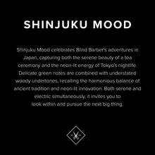 Load image into Gallery viewer, Blind Barber Shinjuku Mood Eau De Parfum - Smoky Cologne for Men - Notes of Tea, Suede, Birch Tar &amp; Lavender - Long Lasting Perfumes for Men (1.69 Fl oz)
