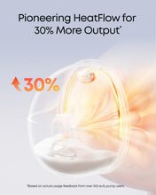 Load image into Gallery viewer, eufy Security Heated Wearable Breast Pump S1 Pro, Slim Hands-Free with Industry-Leading HeatFlow Tech, Wireless Charging Case, App-Controlled OptiRhythm, 300 mmHg Strong Suction, in-Bra Use
