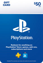 Load image into Gallery viewer, PlayStation Store Physical Gift Card - $50
