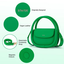 Load image into Gallery viewer, STAISE Designer Top Handle Shoulder Bags for Women, Trendy Small Crossbody Purses, Women’s Leather Handbags with Straps (Green)
