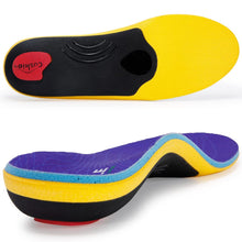 Load image into Gallery viewer, VALSOLE Heavy Duty Support Pain Relief Orthotics - 220+ lbs Plantar Fasciitis High Arch Support Insoles for Men Women, Flat Feet Orthotic Insert, Work Boot Shoe Insole, Absorb Shock with Every Step
