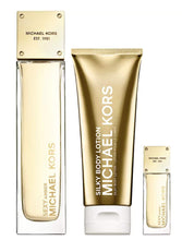 Load image into Gallery viewer, MICHAEL KORS SEXY AMBER 3.4 OZ GIFTSET WITH .24 MINIAND 3.4 OZ BODY CREAM
