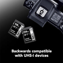 Load image into Gallery viewer, Lexar 512GB Professional 1066x SDXC Memory Card, UHS-I, C10, U3, V30, Full-HD &amp; 4K Video, Up To 160MB/s Read, for DSLR and Mirrorless Cameras (LSD1066512G-BNNNU)
