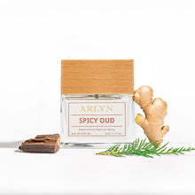 Load image into Gallery viewer, ARLYN Spicy Oud Eau De Parfum Inspired by T. Ford Oud Wood, Perfume for Men, Luxury Fragrance - Vegan, Cruelty-Free, and Eco-Conscious (1.7oz / 50ml)
