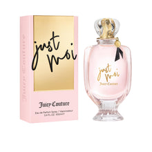 Load image into Gallery viewer, Juicy Couture Just Moi Eau de Parfum Spray for Women, Amber Vanilla Perfume with Cacao Blossom, Magnolia &amp; Musk, Long-Lasting Scent, 3.4 fl oz
