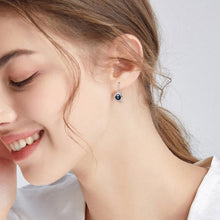 Load image into Gallery viewer, Sterling Silver Pearl Earrings Dangle Drop Earrings Pearl Fine Jewelry Mothers Day Gifts for Women (Calla Lily Black)
