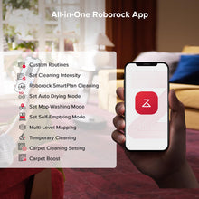 Load image into Gallery viewer, roborock Qrevo S5V Robot Vacuum and Mop, FlexiArm Edge Mopping, 12,000Pa Suction, Dual Zero-Tangle System, Smart Obstacle Avoidance, 10mm Mop Lifting, Auto Mop Washing&amp;Drying, Self-Emptying&amp;Refilling
