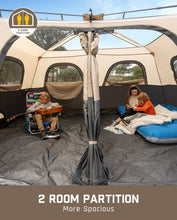 Load image into Gallery viewer, FanttikOutdoor Zeta C10 Pro Camping Tent 10 Person Instant Cabin Tent Setup in 60 Seconds with Rainfly &amp; Windproof Portable with Carry Bag for Family Camping &amp; Hiking, Khaki
