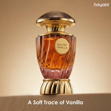 Load image into Gallery viewer, Orientica Nayaat Sultry Vanilla Eau De Parfum 3.3 fl oz / 100ml - Spicy, Vanilla, Powdery, Sweet Almond, White Flowers, Sandalwood, Amber, Balm - Arabic Perfume for Men &amp; Women
