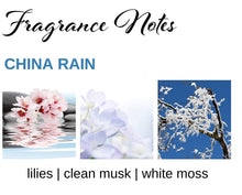 Load image into Gallery viewer, Etivel China Rain Perfume Essence China Rain Perfume Oil Alcohol Free Vegan Paraben Free Phthalate Free TSA Ready
