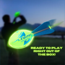 Load image into Gallery viewer, LIGHTRO - Foam Glow in The Dark Football - Super Bright - Smart LEDs - Batteries Included - Football Game for Kids 8 9 10 11 12 - A Perfect Birthday and Summer Gift
