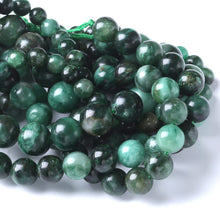 Load image into Gallery viewer, 6mm 60pcs Natural Green Emerald Stone Beads Round Loose Beads AAA Energy Healing Power Stone Beads for Jewelry Making DIY Bracelet Necklace 15"(Green Emerald Stone, 6mm)
