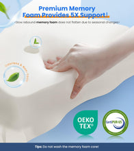 Load image into Gallery viewer, Ultra Pain Relief Cooling Pillow for Neck Support, Adjustable Cervical Pillow Cozy Sleeping, Odorless Ergonomic Contour Memory Foam Pillows, Orthopedic Bed Pillow for Side Back Stomach Sleeper

